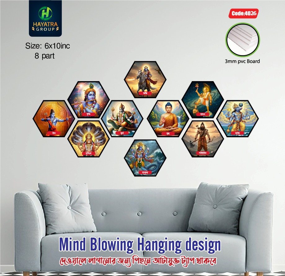 Canvas of Hindu Gods